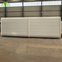 Maison capsule double en acier préfabriquée haut de gamme personnalisée, espace spacieux pour bureau, appartement, activités de plein air, fête, camping