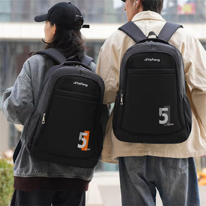 Venta Directa de Fábrica, Mochila para Computadora Portátil, Oxford, Impermeable, Gran Capacidad, Unisex, Diseño Geométrico, con Puerto USB y Protección Antirrobo - Product Image 6