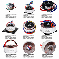 Transformador Toroidal de 150VA, Convertidor Reductor de Voltaje AC-AC de 110V/220V a 12V/24V, Fuente de Alimentación Lineal de Grado Audio, Bajo EMI