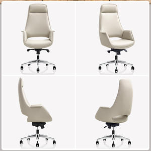 आधुनिक फर्नीचर लक्जरी मूल्य प्रबंधक स्विवेल ने कार्यकारी पु चमड़े के एर्गोनोमिक कार्यालय कुर्सियां - Product Image 3