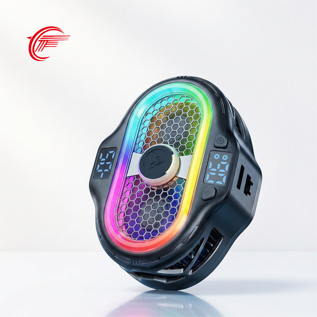 Wholesale Magnetic Semiconductor Phone Cooler 15W Wireless Charging RGB Digital Display Gaming Live Streaming iPhone Android