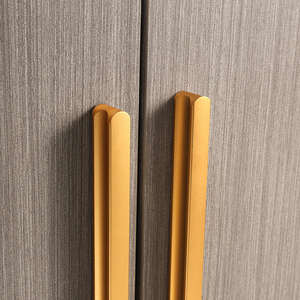 Tiradores de muebles de aleación de oro negro y plata modernos recién lanzados para gabinetes de cocina Dormitorios Baños Modelos en expansión - Product Image 4