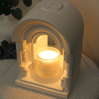 Lampe de cire de fusion de ciment de haute qualité de style européen en gros lampe de cire de fusion de gypse personnalisée décoration de la maison