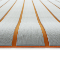 Tapis de pont marin en EVA de qualité supérieure avec motif imitation teck pour découpe DIY