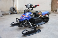 Trottinette électrique pour adultes et enfants 48V 20AH 800W avec klaxon/lumière/trois vitesses, luge électrique pour la neige