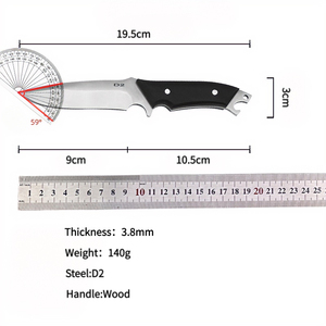 Cuchillo <span class=keywords><strong>de</strong></span> Cocina <span class=keywords><strong>para</strong></span> Deshuesar <span class=keywords><strong>de</strong></span> Acero Inoxidable D2 <span class=keywords><strong>de</strong></span> Alta Calidad, en Stock, Venta al por Mayor, Cuchillo <span class=keywords><strong>de</strong></span> Hoja Fija Seguro y Duradero <span class=keywords><strong>de</strong></span> Grado Alimenticio con Funda - Product Image 6
