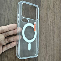 Coque de protection antichoc magnétique transparente en TPU+PC à prix d'usine pour Xiaomi 17 Pro Max