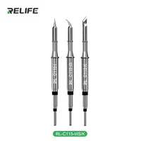 Punta de Soldadura RELIFE Fine C210 T245, Punta de Soldadura C210 C115 para Estación de Soldadura Profesional GVM T210 GVM T115