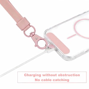 Cinturino da Polso Universale in Silicone Anti-Caduta, Impermeabile ed Ecologico per Telefono, Cordino di Sicurezza Corto per <span class=keywords><strong>Cellulare</strong></span> - Product Image 4