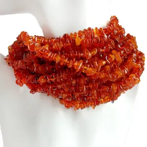 Gratis bentuk Amber oranye batu permata batu permata untuk membuat perhiasan dan manik menenun