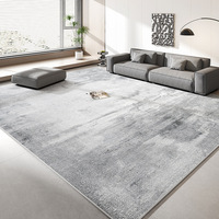 Tapis de salon crème simple, résistant aux taches et facile à nettoyer, tapis de sol pour canapé et table basse, grand tapis de chambre à coucher entièrement couvrant