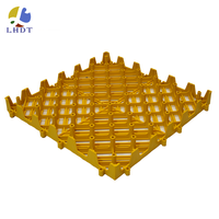 Carrelage de sol de garage de vidange de lavage de voiture à emboîtement en PP LHDT-4002 pour grille de sol de garage de salle de lavage de voiture