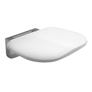 Asiento de Ducha Plegable Blanco para Baño, Montado en la Pared, de Urea, en Oferta - Product Image 1