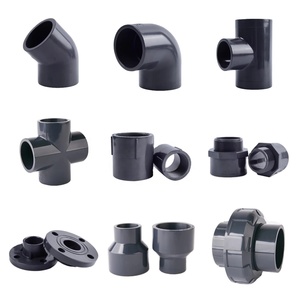 Phụ kiện đường ống uPVC tiêm nam Adapter DIN tiêu chuẩn PVC carton OEM ép phun keo PVC kết nối - Product Image 3
