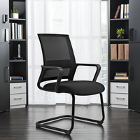 Chaises de bureau, de conférence, de salle d'attente, de formation et de travail ergonomiques en plastique, pivotantes, modernes, avec accoudoirs, pour le gaming, vente en gros, ensemble de mobilier