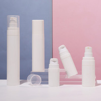 Bouteilles sans air en plastique vides de haute qualité de 5ml 10ml 15ml 30ml 50ml avec pompe pour crème de soin et lotion cosmétique