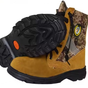 Chaussures anti-écrasement, anti-perforation et ignifuges fournies par l'usine pour les pompiers forestiers - Product Image 1