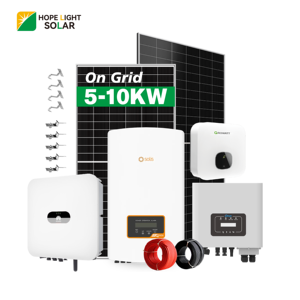 อินเวอร์เตอร์5kW 8kW 10kW แผงเซลล์แสงอาทิตย์แบบโมโนที่ทนทาน - Product Image 1