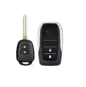 Updated Modified Remote Car Key 4B Toy43 Folding Flip Control Cover Blank Shell For TOYOTA Reiz Corolla Camry RAV