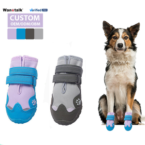 Zapatos impermeables y transpirables para perros, botas reflectantes antideslizantes para perros, zapatos para mascotas de otoño e invierno - Product Image 1