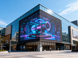 Armoire d'affichage LED S5 extérieure 4K étanche IP66 à taux de rafraîchissement élevé, luminosité 6500-10000, pour la publicité et la décoration de bâtiments - Product Image 4