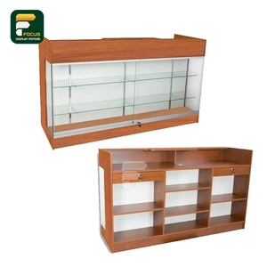 Thanh lịch kính hiển thị Showcase tối giản màu đen tủ bán lẻ cửa hàng truy cập - Product Image 5