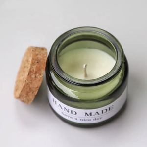 Bougeoirs et lanternes en verre de style <span class=keywords><strong>Yankee</strong></span> de 100ml et 200ml avec couvercles en liège pour la fabrication de bonbons - Product Image 4