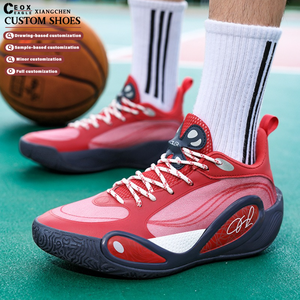 Chaussures de basketball pour hommes, baskets basses en maille pour femmes, chaussures de sport respirantes pour hommes, baskets de basketball personnalisées - Product Image 1
