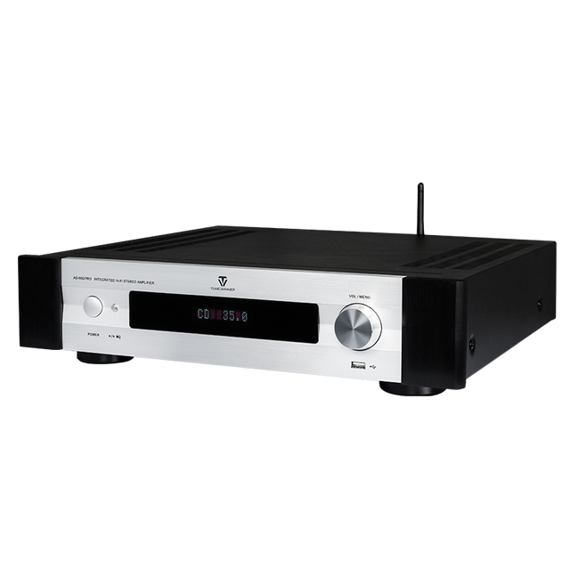 OEM/ODM AD-66DPRO Class a Multi Function Integrated HI-FI Amplifier 100W*2 5.0 Digital Player Amplifier with USB Audio