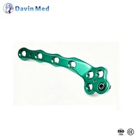Série d'implants orthopédiques : Plaque osseuse de blocage en titane TPLO de type AO haute performance pour la récupération fonctionnelle canine