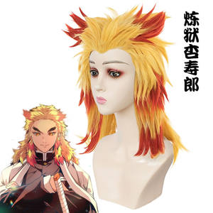 Disfraz <span class=keywords><strong>de</strong></span> Cosplay <span class=keywords><strong>de</strong></span> Anime Kimetsu No Yaiba <span class=keywords><strong>de</strong></span> Rengoku Kyoujurou en Kimono Uniforme para Fiesta <span class=keywords><strong>de</strong></span> Halloween y Navidad - Product Image 6