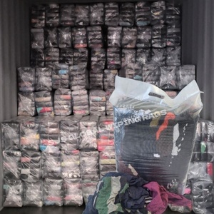 Trapos de Limpieza de Algodón de Colores Surtidos 5kg, Trapos de Camiseta de Colores Industriales, Trapos de Algodón Mixto para Limpieza - Product Image 1