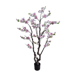 Artificial <strong>Magnolia</strong> Tree Bonsai Potted Plant 180cm for Indoor Coffee <strong>Table</strong> &amp; Living Room Floral Decoration - Product Image 6