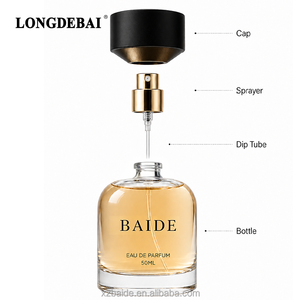 New Arrival Custom Clear <b>Perfume</b> Spray Bottle 50ml 30ml 100ml Elegant Empty Glass <b>Perfume</b> Bottle With Box Packaging - Product Image 3