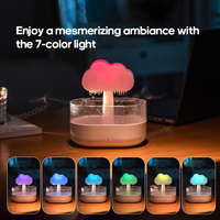 Humidificateur domestique de nuage de pluie 7 lumières de couleur diffuseur de goutte de pluie Raincloud Machine d'aromathérapie essentielle