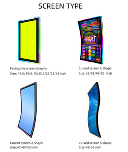 Nhà Máy Giá Giá Rẻ Cong/Cảm Ứng Phẳng Bảng Điều Chỉnh Chơi Game Màn Hình OEM Kích Thước Lớn 43 32 27 21.5 Inch Màn Hình Cảm Ứng Bảng Điều Chỉnh Màn Hình Với Ánh Sáng - Product Image 4