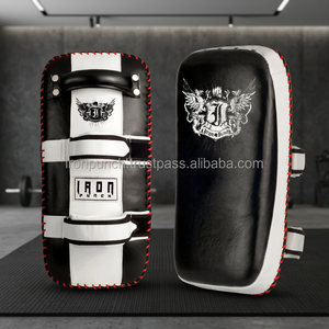 Pads thaïlandais IP-1701 personnalisables avec logo, légers, pour la pratique de la boxe et des arts martiaux, en mousse, cuir et plastique EVA – Indispensables - Product Image 5