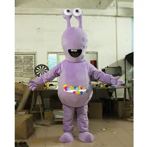 Popular Customized Cartoon Snail Mascot Costume Cute Snail Mascot Adult Party Costume