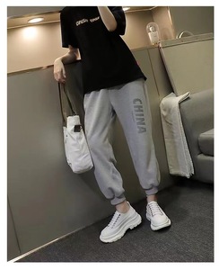 Baskets Chunky Unisexe en Toile d'Inspiration Designer Noir et Blanc 2026 Nouveauté Luxe Plateforme à Lacets Chaussures Décontractées Homme Semelle Intermédiaire PU EVA - Product Image 3