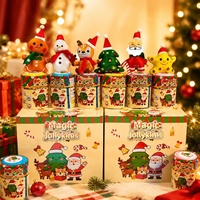 Boîte mystère de poupée en peluche souple Shaker Can Magie de Noël, jouet unisexe pour enfants de 5 à 7 ans, animés occidentaux, pour élèves du primaire, anniversaire