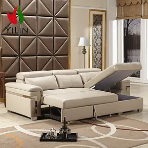 현대 디자인 스마트 소파 침대 슬리퍼 소파 공장 도매 3 인승 확장형 다기능 잠자는 소파