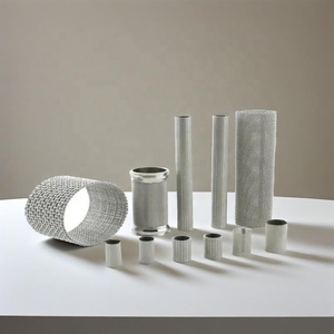 304 Lưới lọc bằng thép không gỉ Điều kiện Mới nước thải màn hình lụa đục lỗ lọc trống liền mạch hàn ống lưới kim loại - Product Image 2