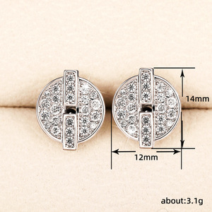 Mini Orecchini a Perno Carini per Donne, Piccoli Orecchini Semplici, Gioielli di Moda Quotidiana - Product Image 4