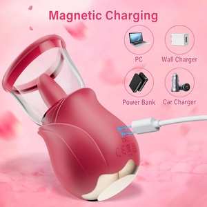 Donne Sex Toys aspirante vibratore-rosa Sex Toy Pussy pompa vibratori Clitoral con 4 modalità di aspirazione e <span class=keywords><strong>5</strong></span> leccate vibranti - Product Image 6