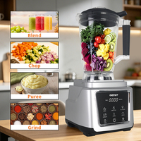 6L IJsbreker Blender Machine Heavy Duty Grote Capaciteit Commerciële Blender Multifunctioneel Digitaal Bedieningspaneel Tafelblender