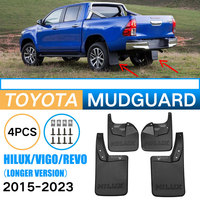 4 Pièces Garde-boue Imperméables pour Toyota Hilux Vigo Revo 2015-2023, Garde-boue Originaux en Plastique PP, Protection Anti-éclaboussures