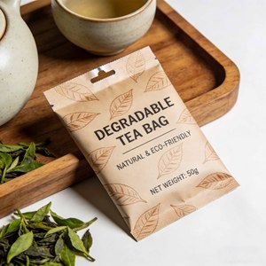 Sachets Doypack Biodégradables Imprimés Personnalisés - Sacs Ziplock Refermables pour l'Emballage de Fruits Secs, Granola, <span class=keywords><strong>Muesli</strong></span>, Noix et Thé - Product Image 2