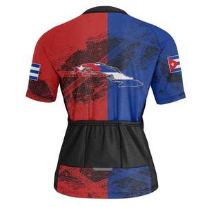 Maglia da Ciclismo Personalizzata con Bandiera del Capo Verde, Manica Corta, Zip Intera, Design Personalizzato - Product Image 4