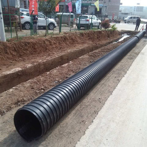 Sn16 HDPE vành đai thép gia cố Ống sóng cho hệ thống thoát nước HDPE sóng ống thoát nước - Product Image 3