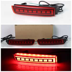 Luce LED Posteriore Riflettente per Paraurti per Nissan Kicks Sentra Juke Murano Quest Terra Infiniti ESQ QX FX - Product Image 1